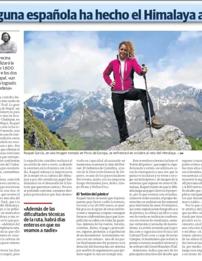 NOTICIAS-PRENSA-RAQUEL GARCIA-EXPEDICIONES-DM