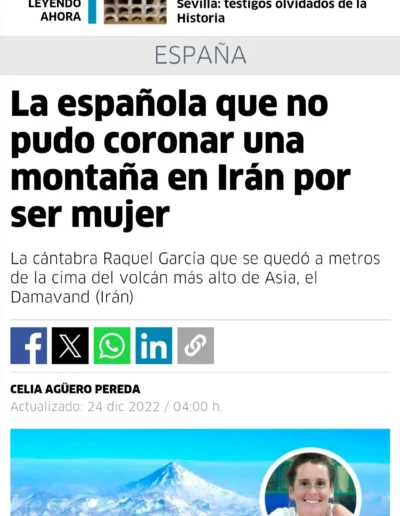NOTICIAS-PRENSA-RAQUEL-GARCIA-EXPEDICIONES-IRAN-EL CORREO