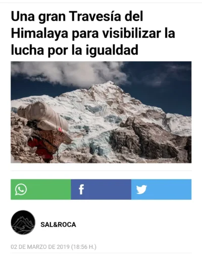 NOTICIAS-PRENSA-RAQUEL-GARCIA-EXPEDICIONES-Trail Himalaya Nepal - Sal Y Roca