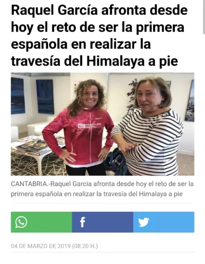 NOTICIAS-PRENSA-RAQUEL-GARCIA-EXPEDICIONES-Trail Himalaya Nepal - Reto